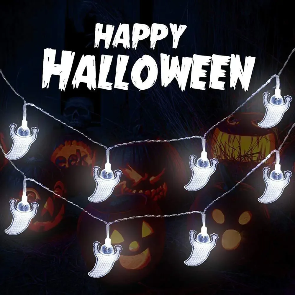 Halloween LED Light Bat Pumpkin Ghost Festival Led String Lights Decor